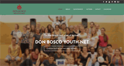 Desktop Screenshot of donboscoyouth.net